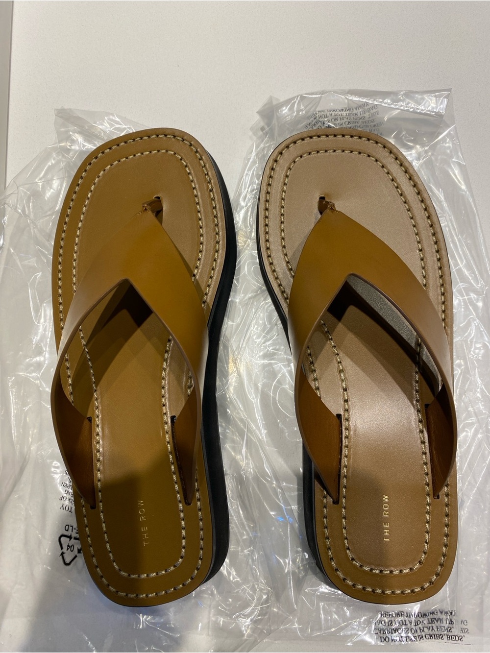 THE ROW Ginza Thong Sandals